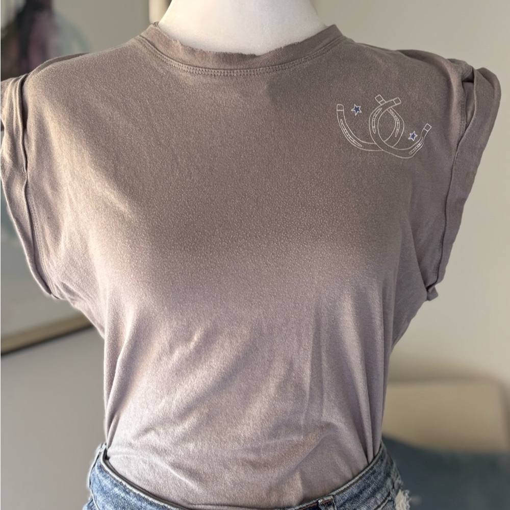 Free People Short Sleeve Body Suite Tee